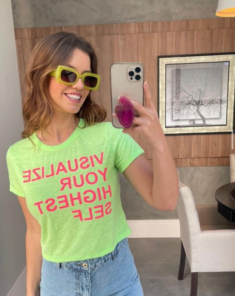 t shirt verde lima