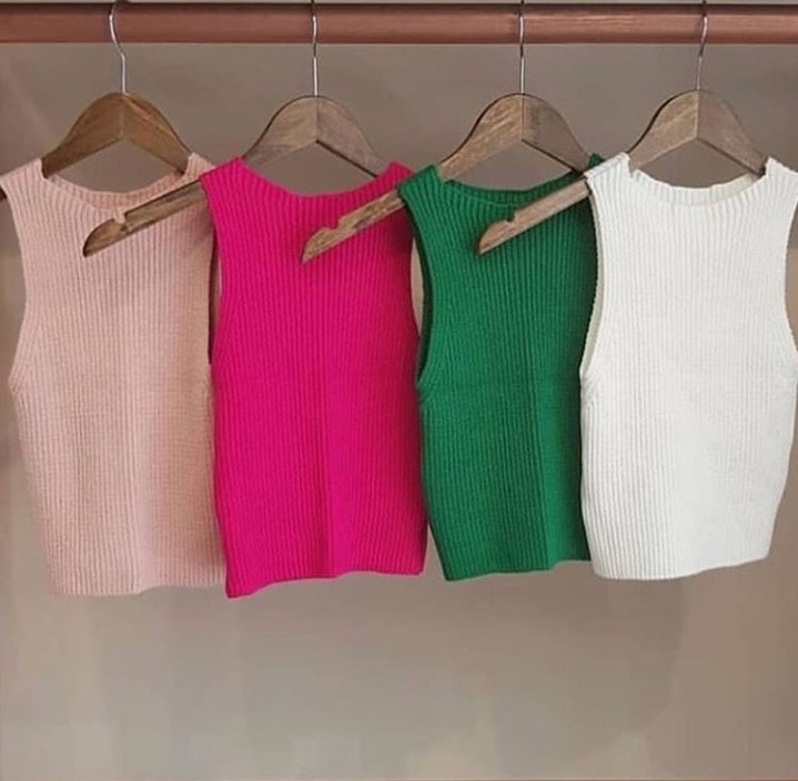 cropped modal com camisa